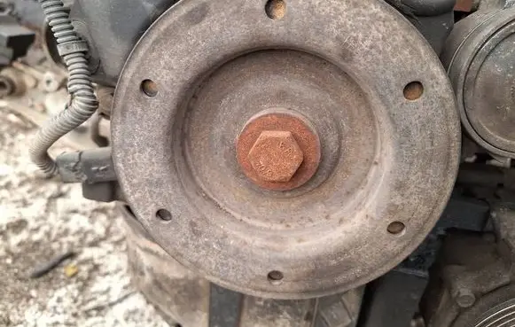 Peugeot 407 Crankshaft pulley
