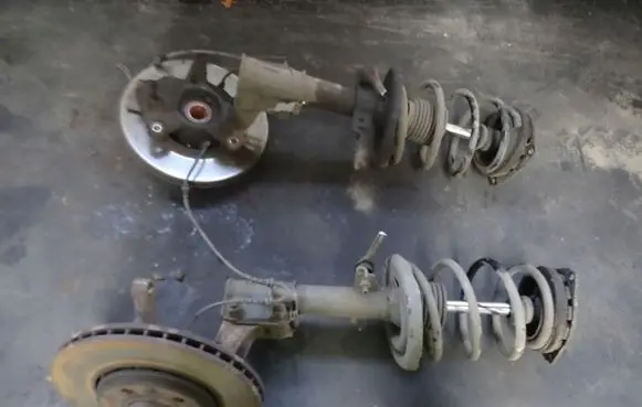 Renault Scenic III - Grand scenic III Front shock absorber with coil spring