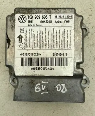Volkswagen Golf V Airbag control unit/module 05H020S2300 1K0909605T 5WK43412