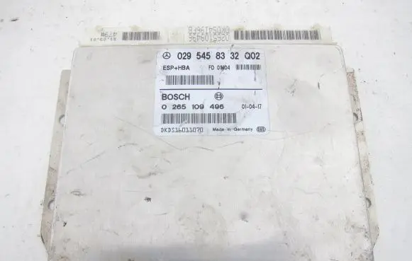 Mercedes-Benz A W168 Engine control unit/module 0265109496 0295458332