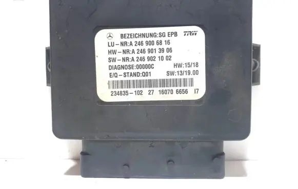 Mercedes-Benz GLA W156 Other control units/modules