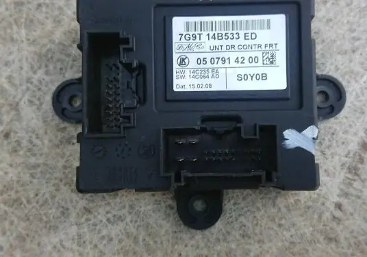 Jaguar XF X250 Door control unit/module 7G9T14B533ED 0507914200 0507911