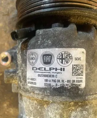 Alfa Romeo Giulietta Air conditioning (A/C) compressor (pump) 50509535 01140831 05220083839C