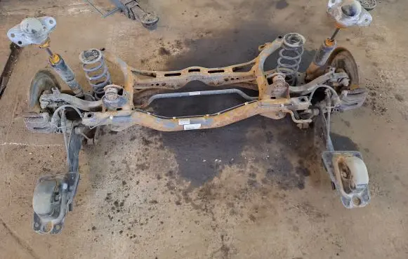 Rear axle beam