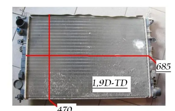 Peugeot 806 Coolant radiator 1489463080 1475845080