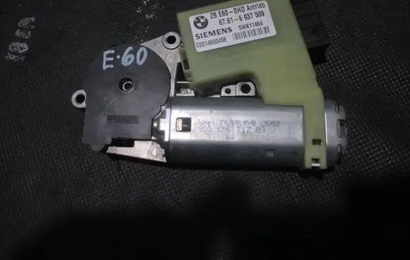 BMW 5 E60 E61 Sunroof motor/actuator 6937509 5WK11464 03014600408