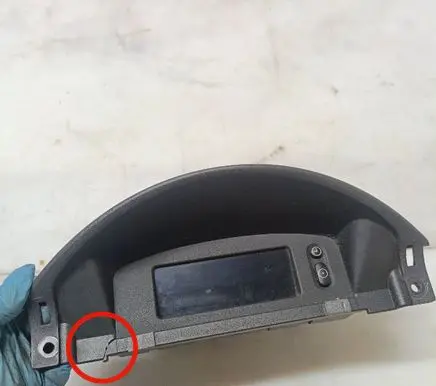 Opel Corsa C Screen/display/small screen 009164455 5WK70005