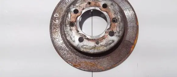 KIA Cerato Rear brake disc neventiliuojamas
