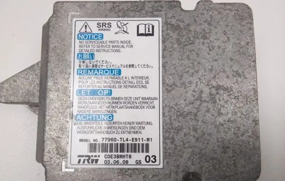 Honda Accord Airbag control unit/module 77960TL4E911M1