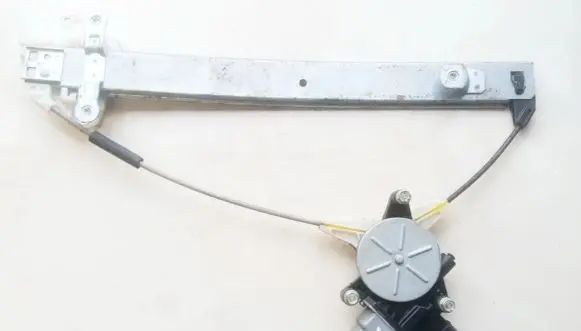 Front door window regulator with motor