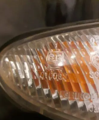 Front indicator light