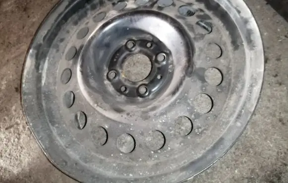 Fiat 500 R15 steel rim 