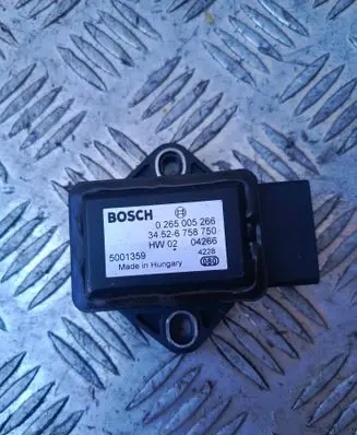 BMW 5 E60 E61 ESP acceleration yaw rate sensor 0265005266 5001359