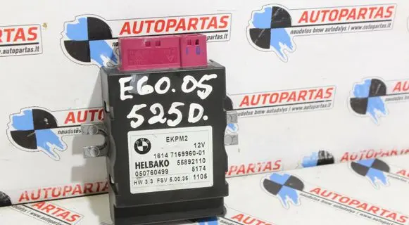 BMW 5 E60 E61 Fuel injection pump control unit/module 7169960