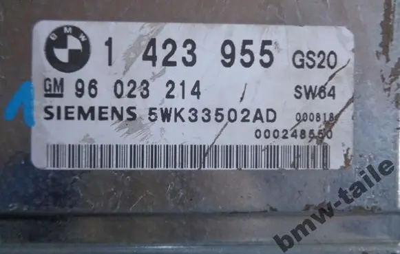 BMW 3 E46 Gearbox control unit/module 14239555WK33502AD
