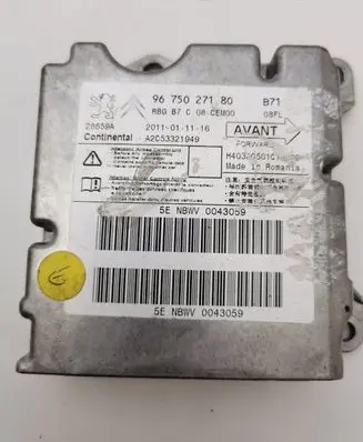 Peugeot 308 Airbag control unit/module 9675027180
