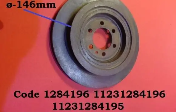BMW 5 E34 Crankshaft pulley 1284196 11231284196 11231284195