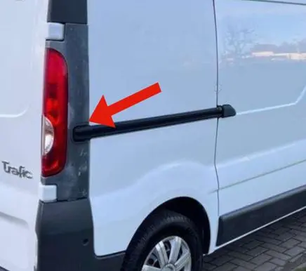 Renault Trafic II (X83) Sliding door rail trim 