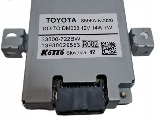 Toyota Yaris XP210 LED ballast control module 8596A-K0020 33800-722BW