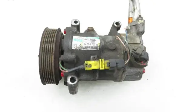 Peugeot 207 Air conditioning (A/C) compressor (pump) 9659875780