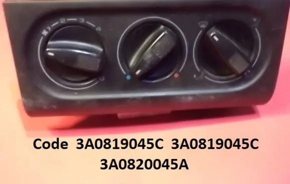 Volkswagen PASSAT B4 Climate control unit 3A0819045C