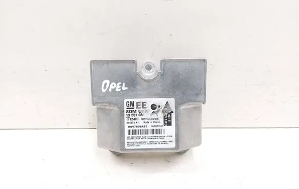 Opel Astra H Airbag control unit/module 13251081 405678A1 327963935