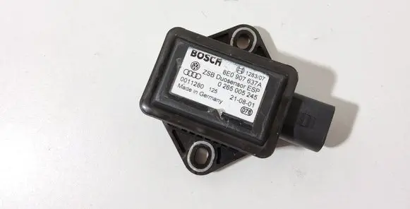 Audi A4 S4 B6 8E 8H ESP acceleration yaw rate sensor 8E0907637A 0265005245