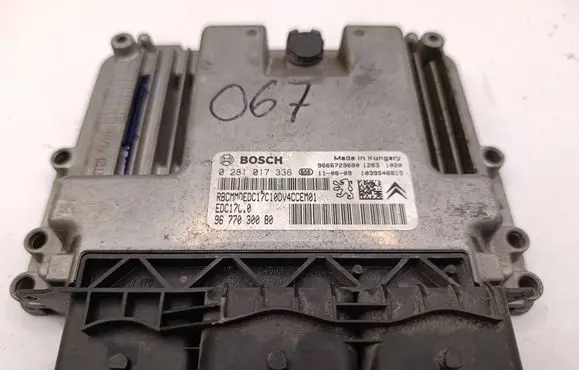 Citroen DS3 Engine control unit/module 9666729680 9677030080 0281017336
