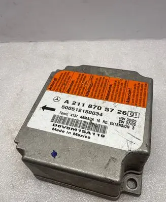 Mercedes-Benz E W211 Airbag control unit/module A2118705726 500512150034 D6V5M15A119