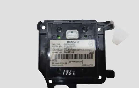 Renault Megane III Head unit multimedia control 253BB00345R CSW2011RN
