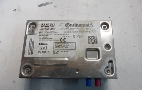Renault Clio V Bluetooth control unit module 2591A5686R
