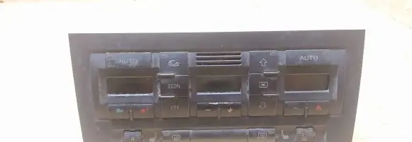 Audi A4 S4 B6 8E 8H Climate control unit 8E0858063A 8E0820043AB