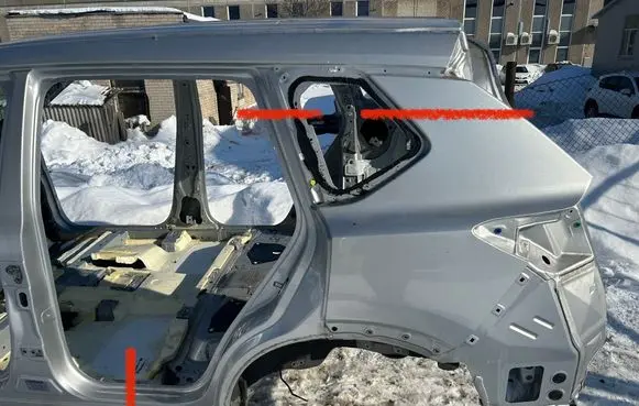 Nissan Rogue Rear quarter panel 
