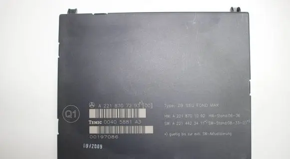 Mercedes-Benz S W221 Seat control module A2218707293 A2214423411 A2218701092