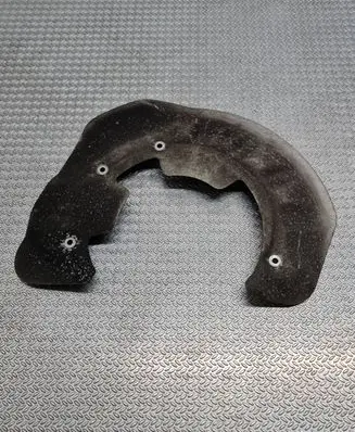 Porsche Cayenne (92A) Front brake disc dust cover plate 