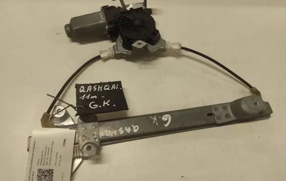 Nissan Qashqai Rear door window regulator with motor 402191A