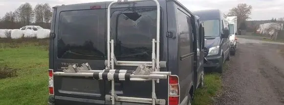 Ford Transit Rear quarter panel brak