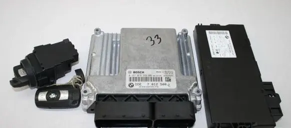BMW 3 E90 E91 Engine ECU kit and lock set 7812500