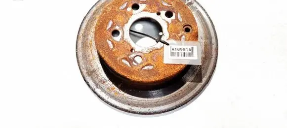 Toyota Corolla Verso AR10 Rear brake disc neventiliuojamas