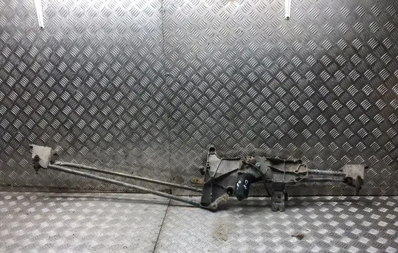 Front wiper linkage and motor