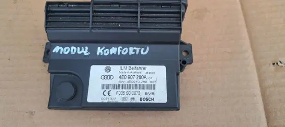 Audi A8 S8 D3 4E Central body control module 4E0907280A