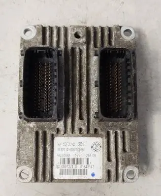 Fiat Punto (199) Engine control unit/module ECU 51843147