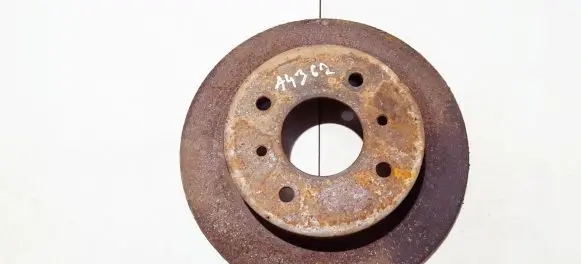 Nissan Almera N16 Rear brake disc neventiliuojamas