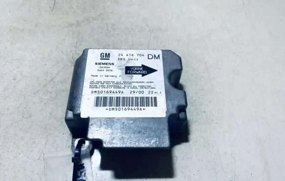 Opel Zafira A Airbag control unit/module 24416704 1923594