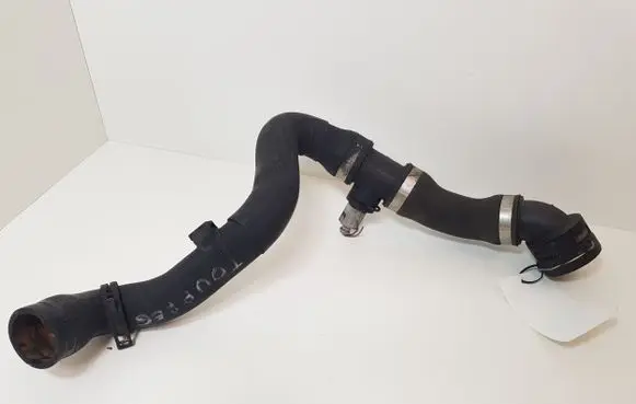 Volkswagen Touareg II Engine coolant pipe/hose 7L8121115 7L6122291AC