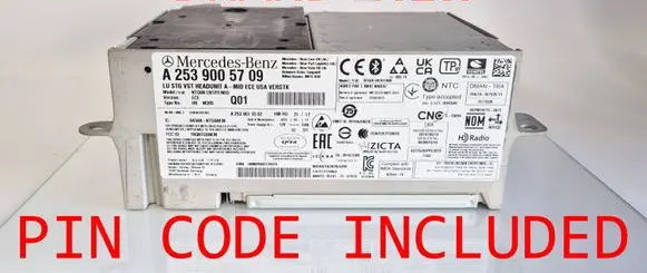 Mercedes-Benz GLC X253 C253 Radio/CD/DVD/GPS head unit A2539005709 NTG6NENTRYMID HBM395