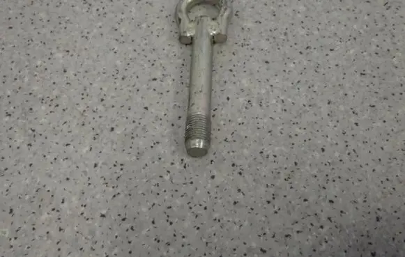 Towing hook eye