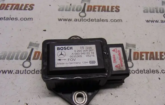 Mercedes-Benz E W211 ESP acceleration yaw rate sensor A0035420318 0265005267
