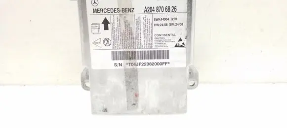 Mercedes-Benz C W204 Airbag control unit/module A2048706826