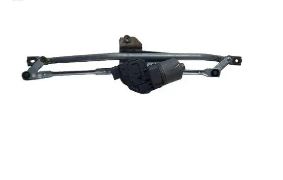 Front wiper linkage and motor
